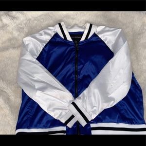 Plus size bomber jacket